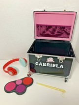 American Girl Gabriela’s Performance Case drum set black dance trunk hea... - $49.49