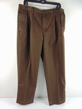 Lands End Brown Cotton Chino Pants Size 36 - £19.77 GBP