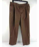 Lands End Brown Cotton Chino Pants Size 36 - £19.46 GBP