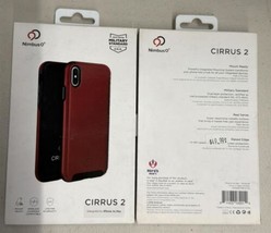 Nimbus9 Cirrus 2 Protection Red Black Phone Back Case For Apple iPhone XS Max - £7.11 GBP