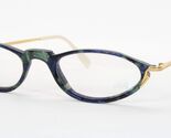 Vintage MEITZNER DALOA 1137 Green /Blue /Gold UNIQUE EYEGLASSES FRAME 48... - $74.25