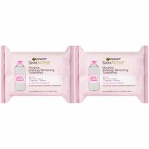 Garnier SkinActive Micellar Facial Cleanser &amp; Makeup Remover Wipes, Gentle for A - £13.31 GBP