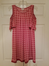 Max Studio Ladies Size Small Open Shoulder Red Design Dress (NWOT) - £20.96 GBP