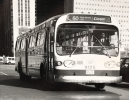 Chicago Transit Authority CTA Bus #9125 Route 60 Blue Island Cicero Photo 1990 - £7.58 GBP