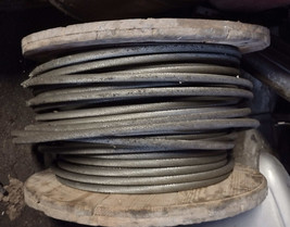 16MM STEEL WIRE CRANE CABLE COMPACT GR2160 APPROXIMATELY 300-450 FT ROLL - £393.30 GBP