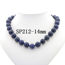 Hot Free New Beautiful Natural 10mm Egyptian Lapis Lazuli Stone Clavicle Chain N - £33.54 GBP
