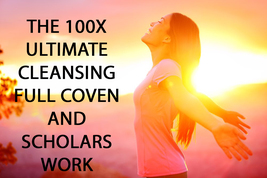 100X FULL COVEN 7 SCHOLARS ULTIMATE CLEANSING RELEASING EXTREME MAGICK Witch  image 2