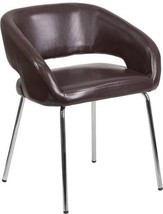 Flash Furniture Fusion Series Contemporary Brown LeatherSoft Set of 1,  - £213.56 GBP