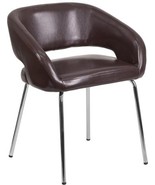 Flash Furniture Fusion Series Contemporary Brown LeatherSoft Set of 1,  - $366.63 CAD