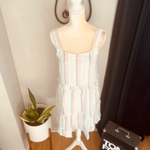 RAILS Sandy Linen Blend Shift Dress, Summer Airy Vacation Dress Large 10/12  NWT - £55.51 GBP