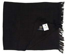 NEW Polo Ralph Lauren Dress Scarf!  Black &amp; Gray Prince of Wales Plaid  ... - $39.99