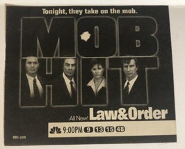 Law And Order Tv Show Print Ad Vintage Sam Waterston Jerry Orbach TPA2 - £4.63 GBP