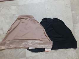 Warners 3XL No Pinching No Problems W/Lace Brief Panties Beige &amp; Black 2... - $24.00