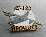 PROVIDER C-123 USAF AIR FORCE CARGO AIRCRAFT LAPEL PIN PRINTED DESIGN 1.... - $5.74