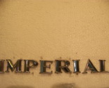 1964 1965 CHRYSLER IMPERIAL TRUNK LID EMBLEMS OEM SET - £105.93 GBP