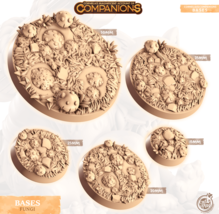 3D Printed Cast n Play Fungi Bases Companion&#39;s Bases - Master Pack Companions - £11.12 GBP