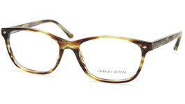 New Giorgio Armani Ar 7021 5167 Striped Green Eyeglasses 52-16-140mm B40 Italy - £90.07 GBP