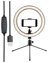10&quot; Makeup Fill Light LED Ring w/Tripod Stand Phone Holder Remote Kit For Stream - £31.64 GBP