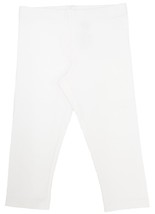 Wonder Nation Girls Tough Cotton Capri Leggings Size Medium 7/8 White NEW - £7.71 GBP