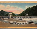 Fish Ladders Bonneville Dam Bonneville Washington WA Linen Postcard N26 - $1.93