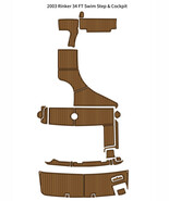 2003 Rinker 34FT Swim Platform Cockpit Pad Boat EVA Foam Teak Deck Floor... - $1,366.33 CAD