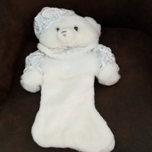 White And Silver Bear Christmas Stocking - $22.57