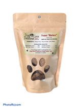 Handmade Peanut Mutters Dog Treats - All Natural &amp; Dental Health Promoting Biscu - £17.07 GBP