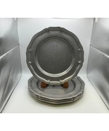 Set of 4 Wilton Armetale COUNTRY FRENCH Dinner Plates - $273.39 CAD