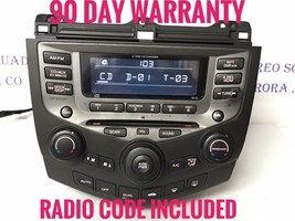 03-07 Honda Accord Radio 6  CD Player 7BY2 with CODE &amp; 90 day warranty “... - $165.00