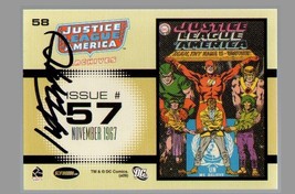 Carmine Infantino Signed Justice League JLA Archives Art Card #57 Flash Hawkman - £39.34 GBP