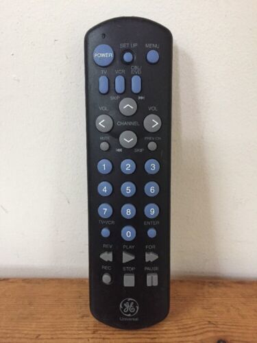 General Electric GE Universal Cable TV VCR DVD Player Remote Control RC94904-D - $12.99