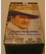 McLintock 2 tape set - John Wayne &amp; special bonus biography - Collectors... - €5,09 EUR