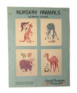 Nusery Animals by Martha Schmidt 12 Designs &amp; Instructions Cross Stitch ... - $7.95