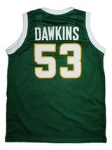 Darryl Dawkins Evans High School Basketball Jersey Sewn Green Any Size image 2