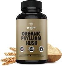 Psyllium Husk Capsules, All-Natural Fiber Supplement for Gut health - 250 Ct - £14.90 GBP