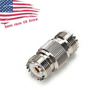 So-239 Uhf Female To Female Coupler Rf Adapter Barrel Connector For Pl-2... - $13.99