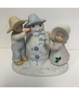 Circle of Friends Masterpiece Snow Play Homeco  Porcelain 1991 Figurine ... - $13.98