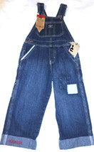 OshKosh B'Gosh Denim Overall JonJon Latzhose 6M 6 Months Jeans Patch Logo NWT - $14.95