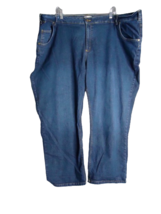 Woman Within Straight Leg Dark Wash Jeans Womens Size 30W Petite - £19.39 GBP
