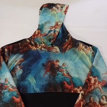 REASON Men's Multicolor Angel Designed Pockets Hoodie Pullover Sweatshirt Large image 13