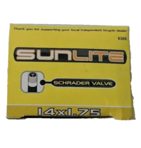 Sunlite Standard 14 X 1.75&quot; Scooter Bicycle Schrader Valve Tube - £5.24 GBP
