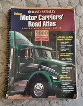 Rand McNally 2000 Deluxe Motor Carriers Road Atlas United States Mexico Canada - £10.96 GBP