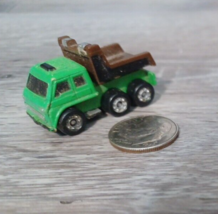 1995 Funrise Micro Miniature Green Tow Truck Vintage Collectible Toy - £7.53 GBP