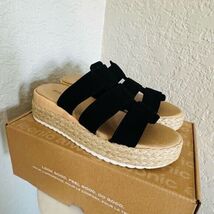 Dr. Scholl's Electric Platform Wedge Sandal, Cushioned, Black/Tan, Size ... - $59.00