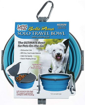Loving Pets Bella Roma Blue Collapsible Travel Bowl - £7.86 GBP+