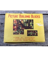 Vintage Chadwick Miller Fairy Tales Childrens Picture Building Blocks Se... - £15.54 GBP
