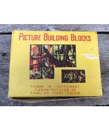 Vintage Chadwick Miller Fairy Tales Childrens Picture Building Blocks Se... - £14.84 GBP