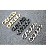 Metal Chain Shoe Laces Lace Locks for Air AJ Jordan Dunk SB Force 1 3 4  - $164.45 MXN