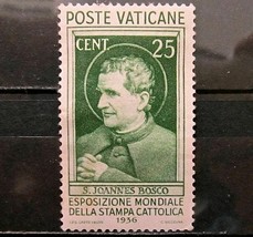 1591 Vatican City 1936 St John Bosco Fine Stamp MH* Scott #49 $210 Excellent Con - £15.52 GBP