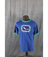 Vancouver Canucks Shirt (Retro) - Ringer T Original Logo - Men&#39;s Medium - €42,11 EUR